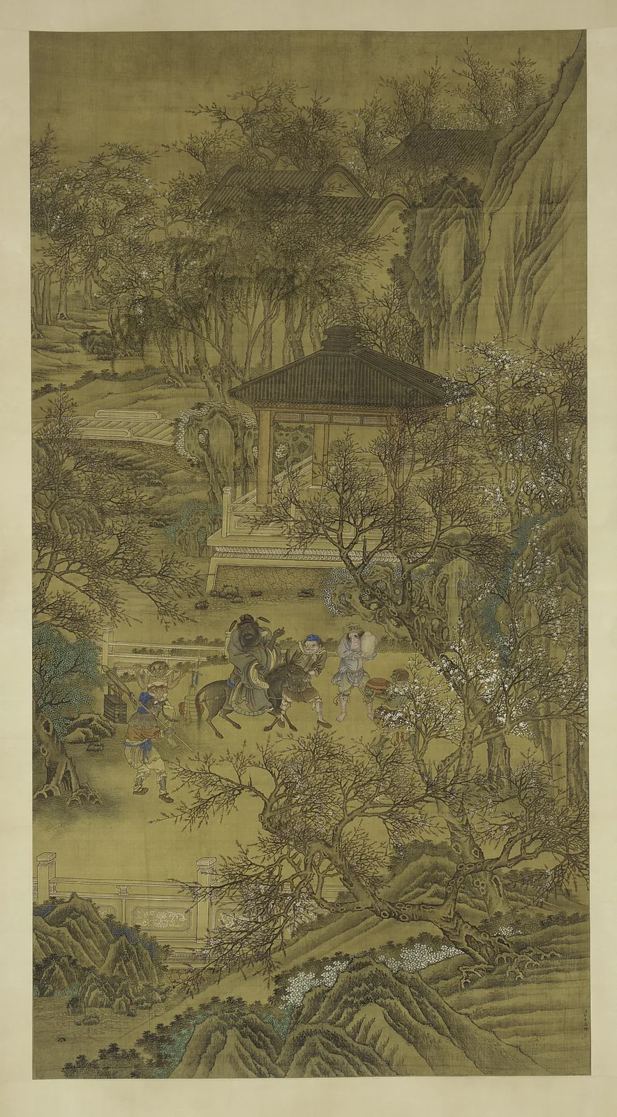 《钟馗巡宫图》（洪悟空），Freer Gallery of Art / Arthur M. Sackler Gallery藏。